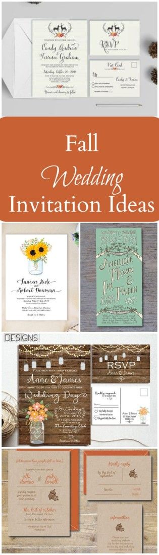 See 20 of the best fall wedding invitations 