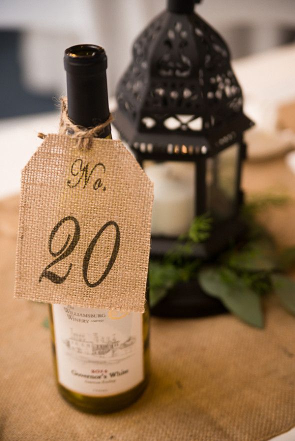 Country Wedding Table Numbers