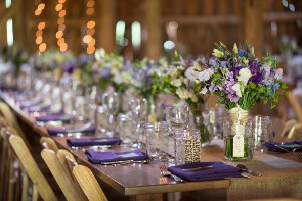 Purple Farm Wedding