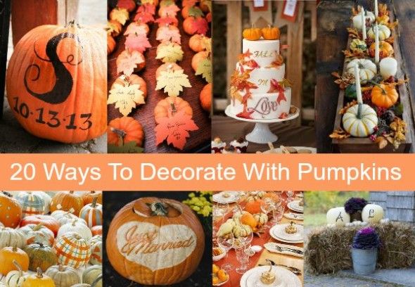 Ways To Decorate With Pumpkins