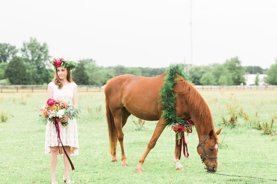 Colorful Farm Wedding