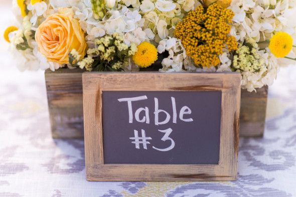 Chalkboard Wedding Table Numbers