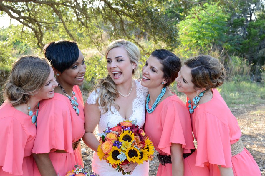 Coral And Turquoise Wedding