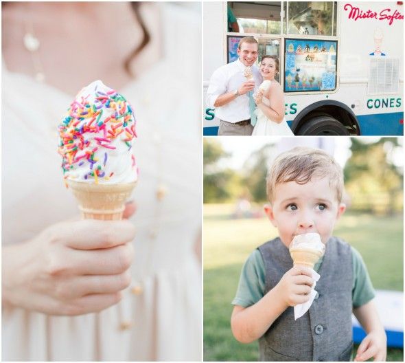 Ice Cream Truck At Wedding