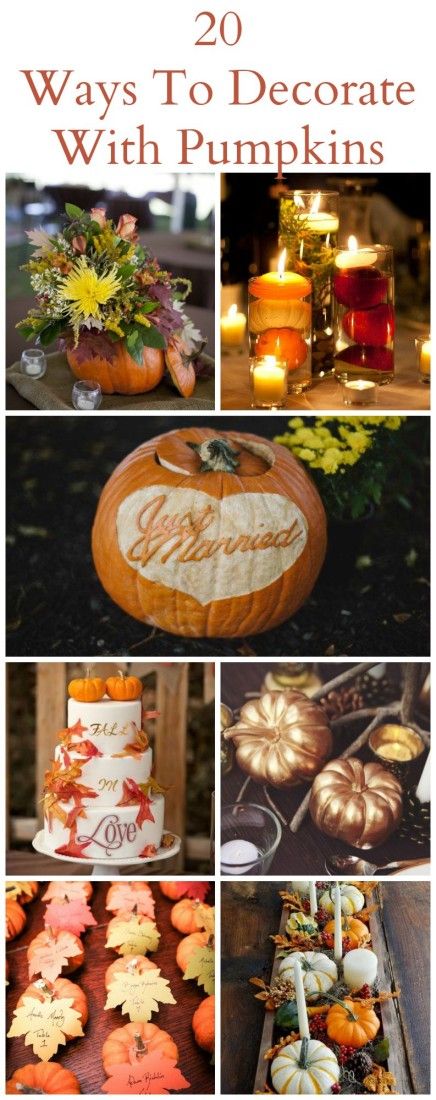 20 Awesome Ways To Decorate With Pumpkins