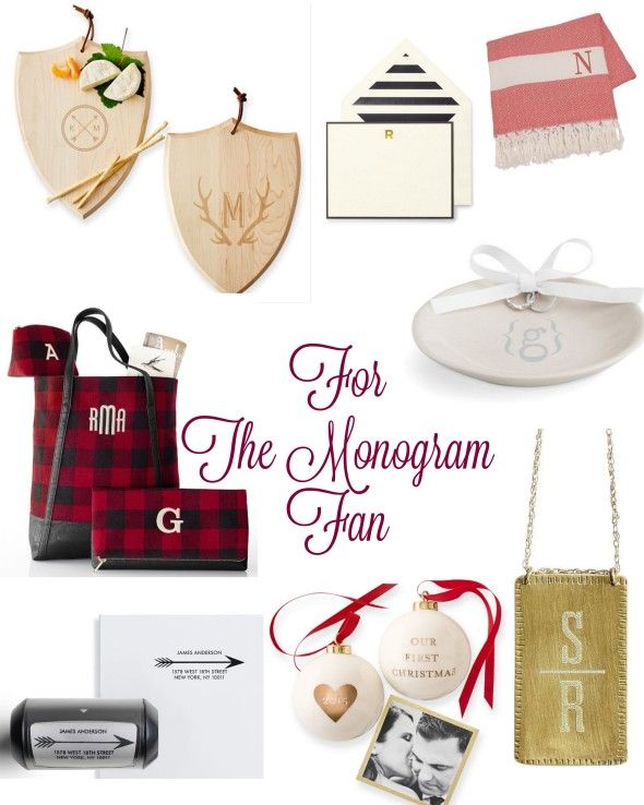 Monogram Holiday Gifts