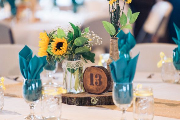 Sunflower Rustic Country Wedding
