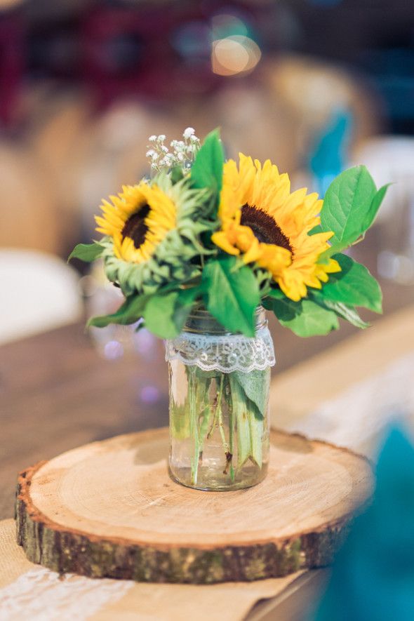 Sunflower Rustic Country Wedding