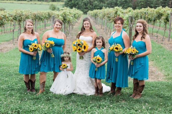 Country Sunflower Wedding