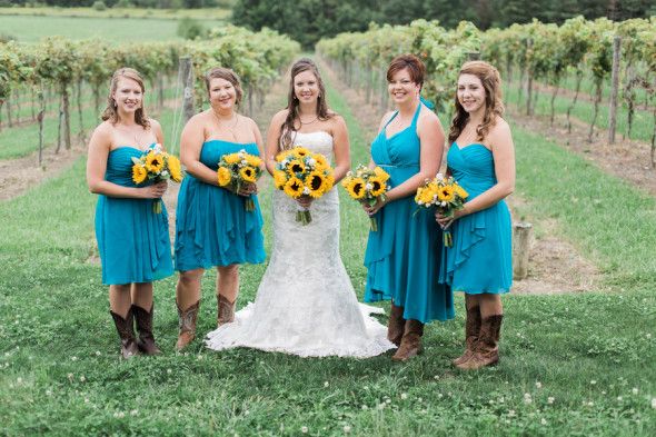Country Sunflower Wedding