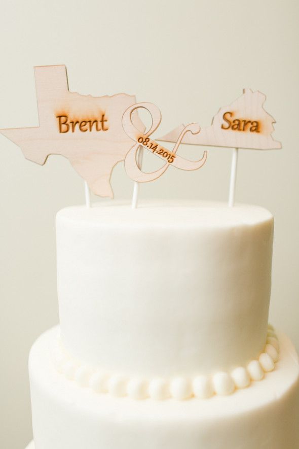 Travel Themed Wedding Cake Topper