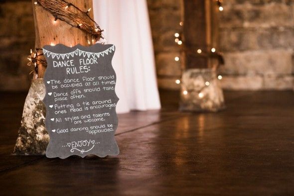 Dance Floor Rules Sign