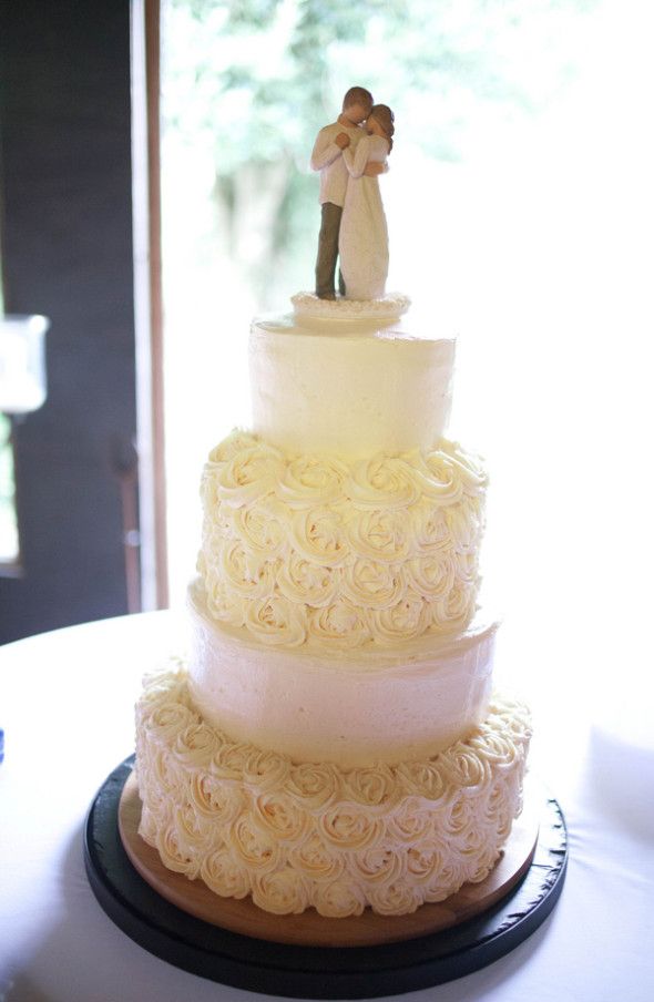 Southern Rustic Wedding Cake