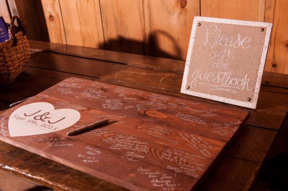 Wood Guestbook