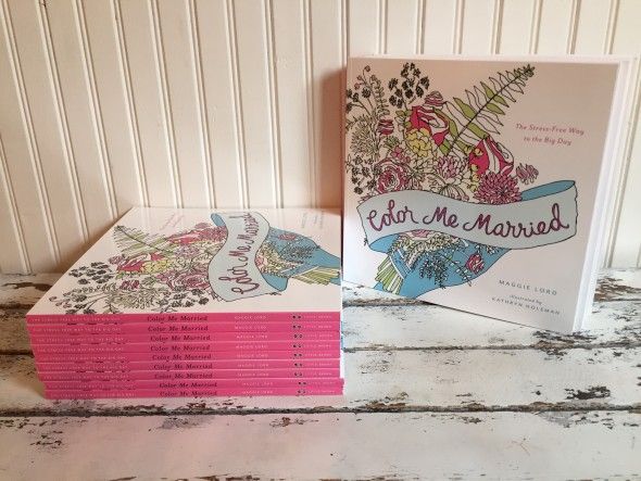 Color Me Married, Adult Wedding Coloring Book