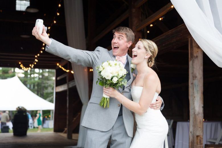 Instax Wedding Selfie