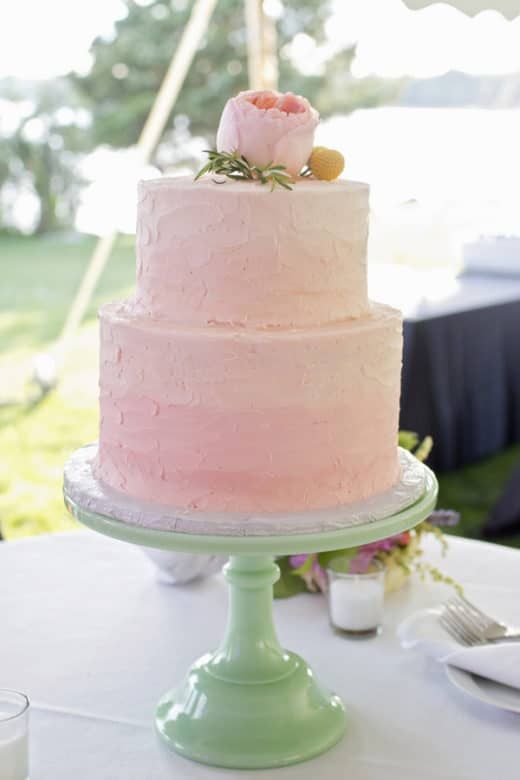 Rustic Beachy Wedding Cake