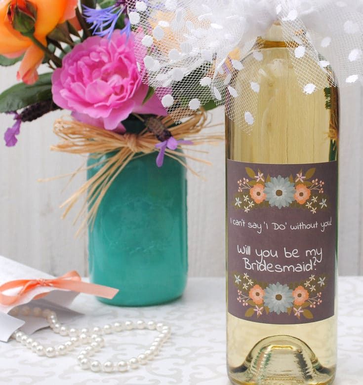 Can't Say I DO Without You Wedding Wine Labels 2