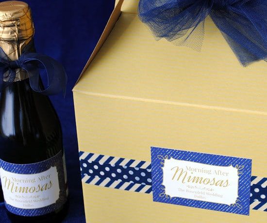 How To Make A Mini Mimosa Kit