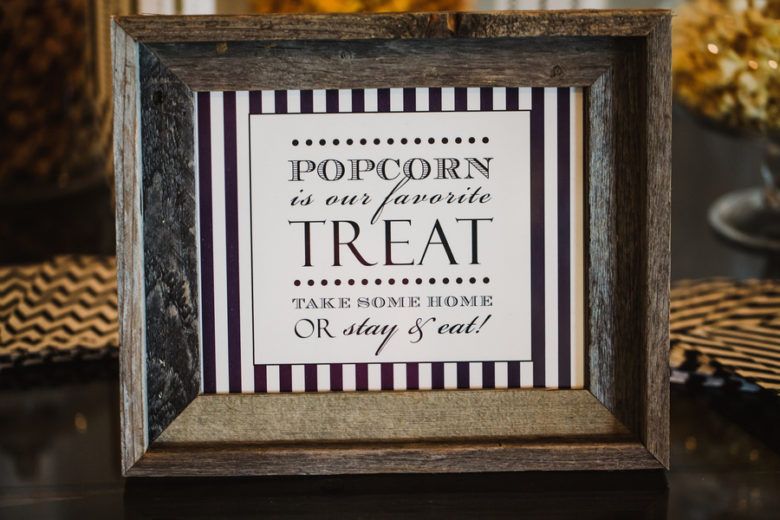 Popcorn Wedding bar