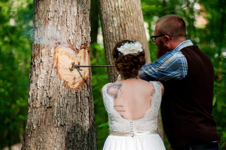 DIY Woodsy Wedding
