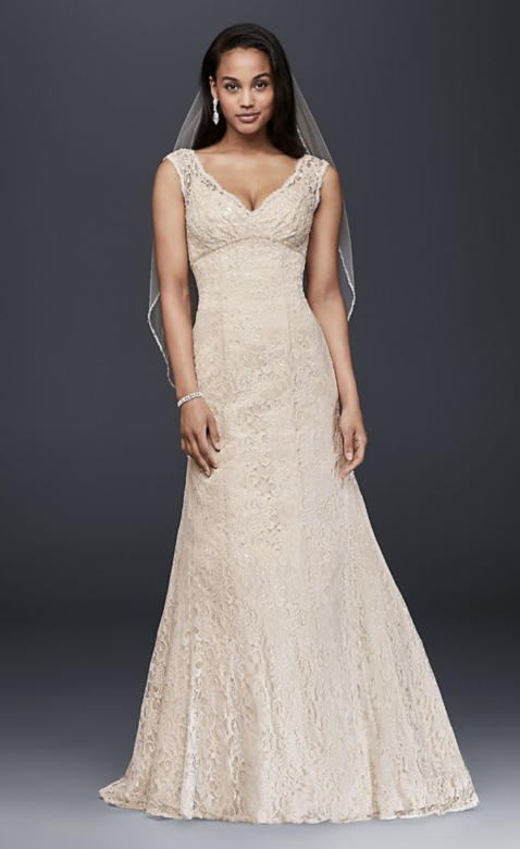Beaded Lace Gown