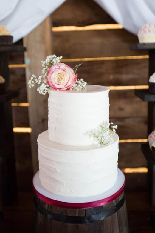 Small White Wedding Cake