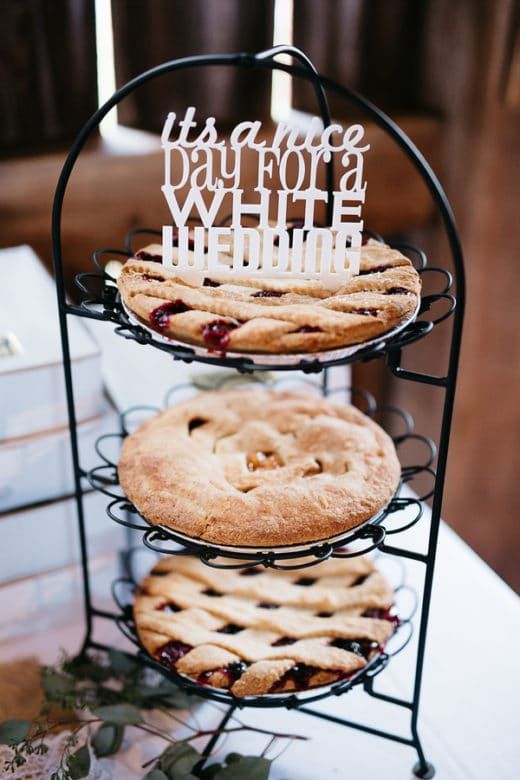 Country Wedding Pies