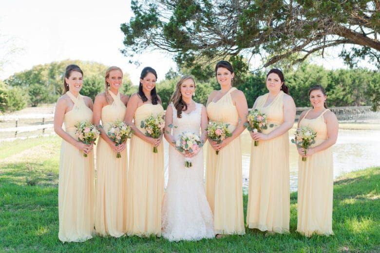 Yellow Bridesmaid Dresses
