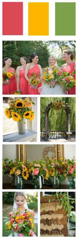 Sunflower Wedding Color Ideas