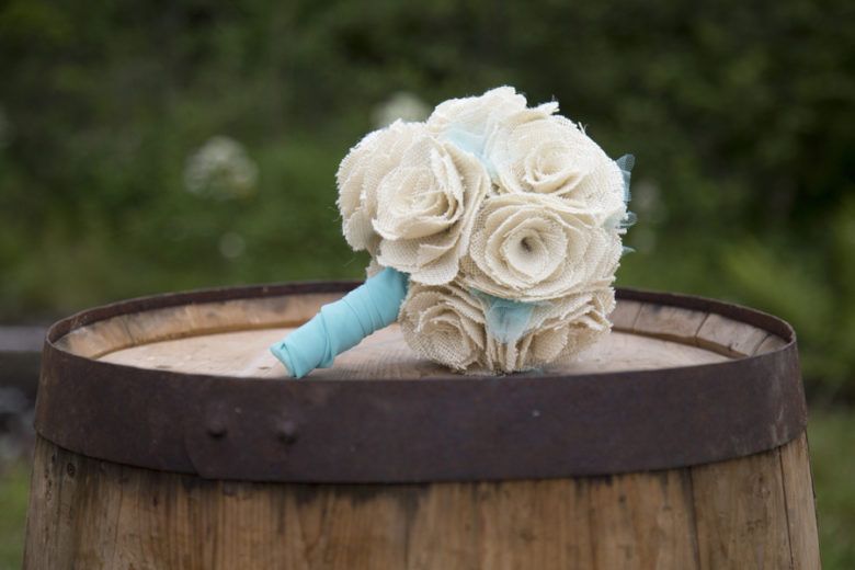 Turquoise Wedding Bouquet 