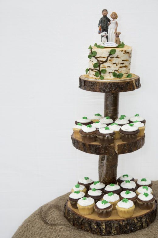 Rustic Wedding Cake Tower