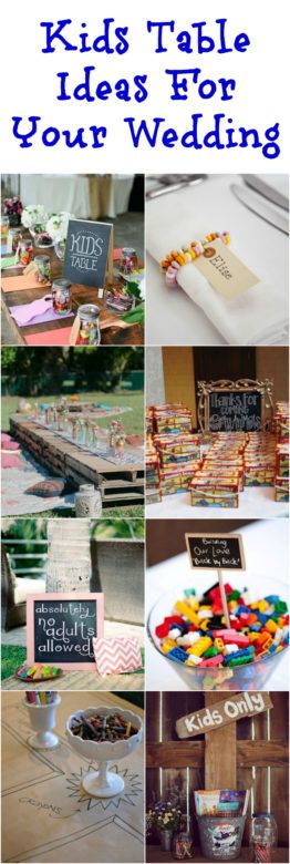 Kids Ideas For Your Wedding