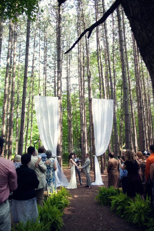 Rustic Wedding In The Woods