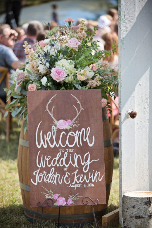 Rustic Wedding Sign