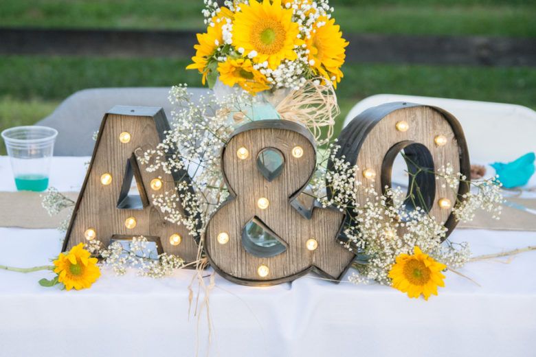 Letters For Wedding Decor