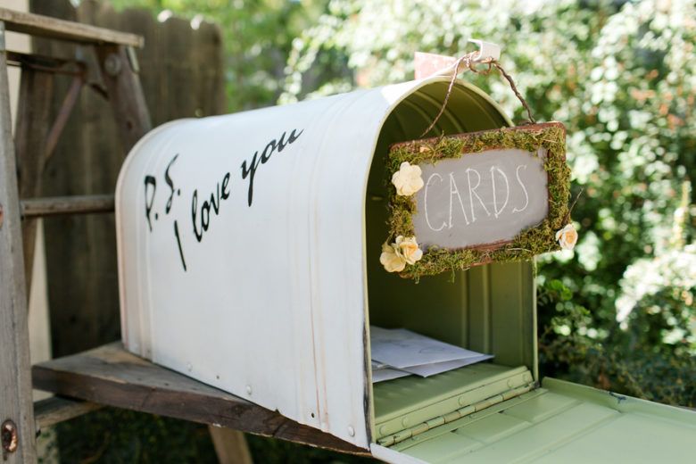 mailbox for wedding cards