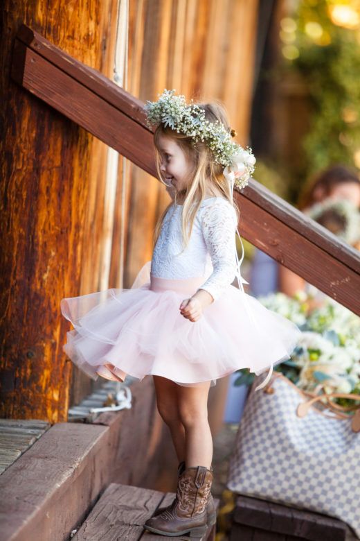 Rustic Wedding Flowergirl