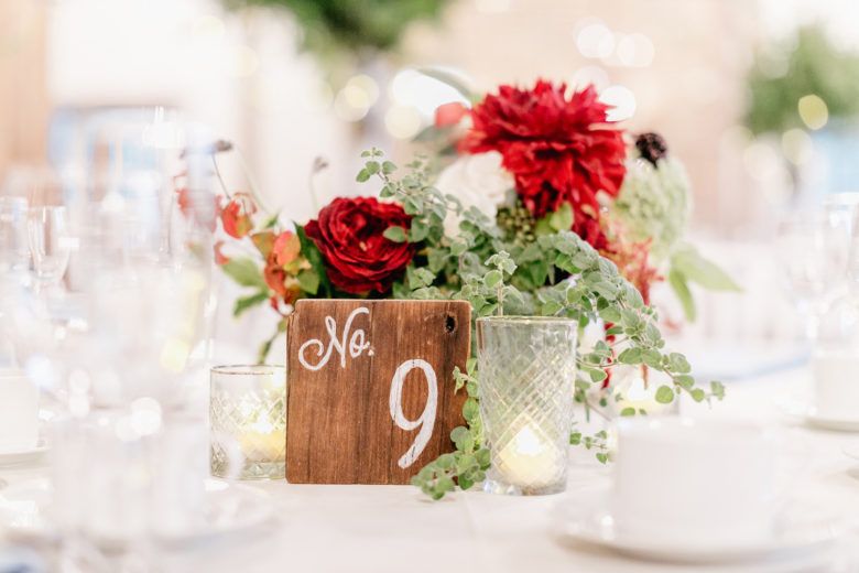 Rustic Wedding Table Numbers
