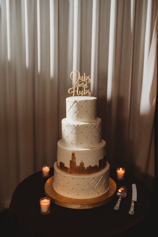 Chicago Wedding Cake
