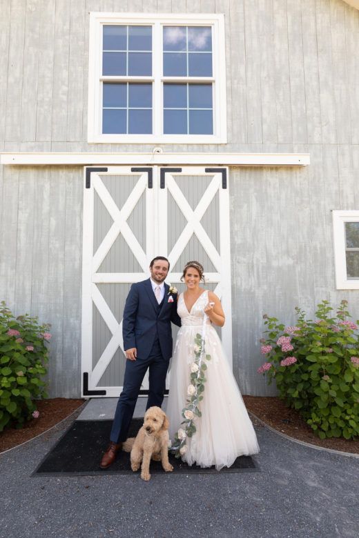 Rustic Wedding With Dog