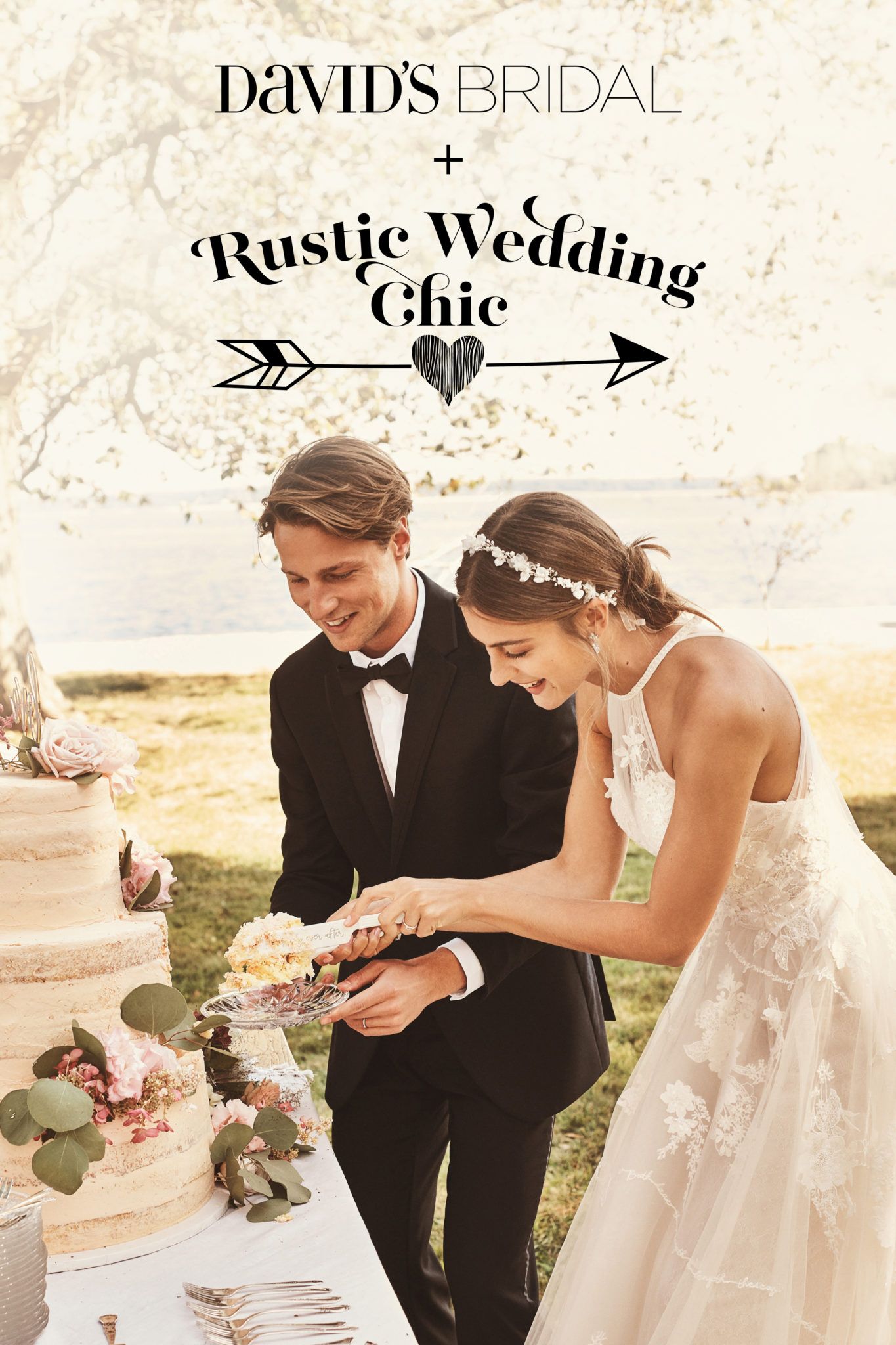 Rustic Wedding Chic Ties The Knot With David’s Bridal