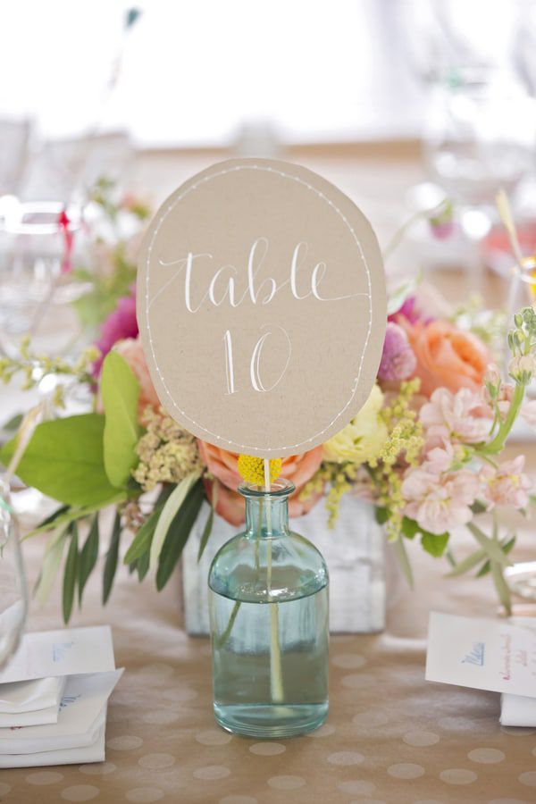 table 10 wedding table number sign