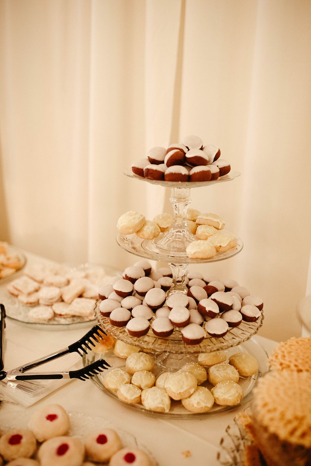 classic and romantic dessert table