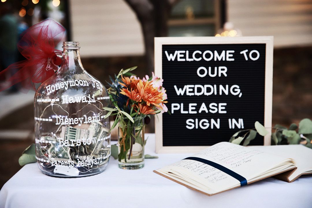 floral and lace private home wedding guest book