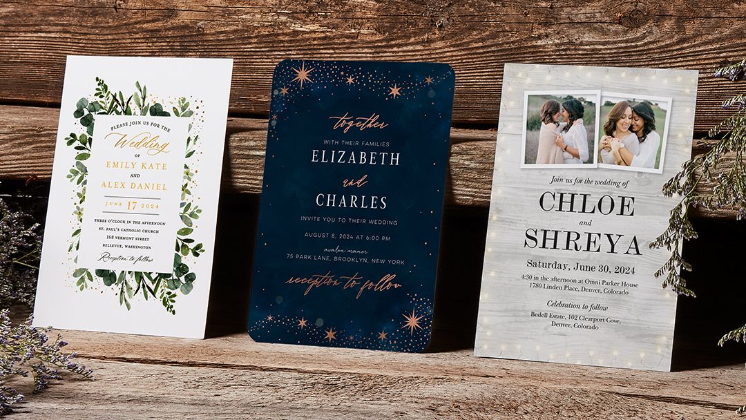 light inspired wedding invitations from the wedding shop by shutterfly