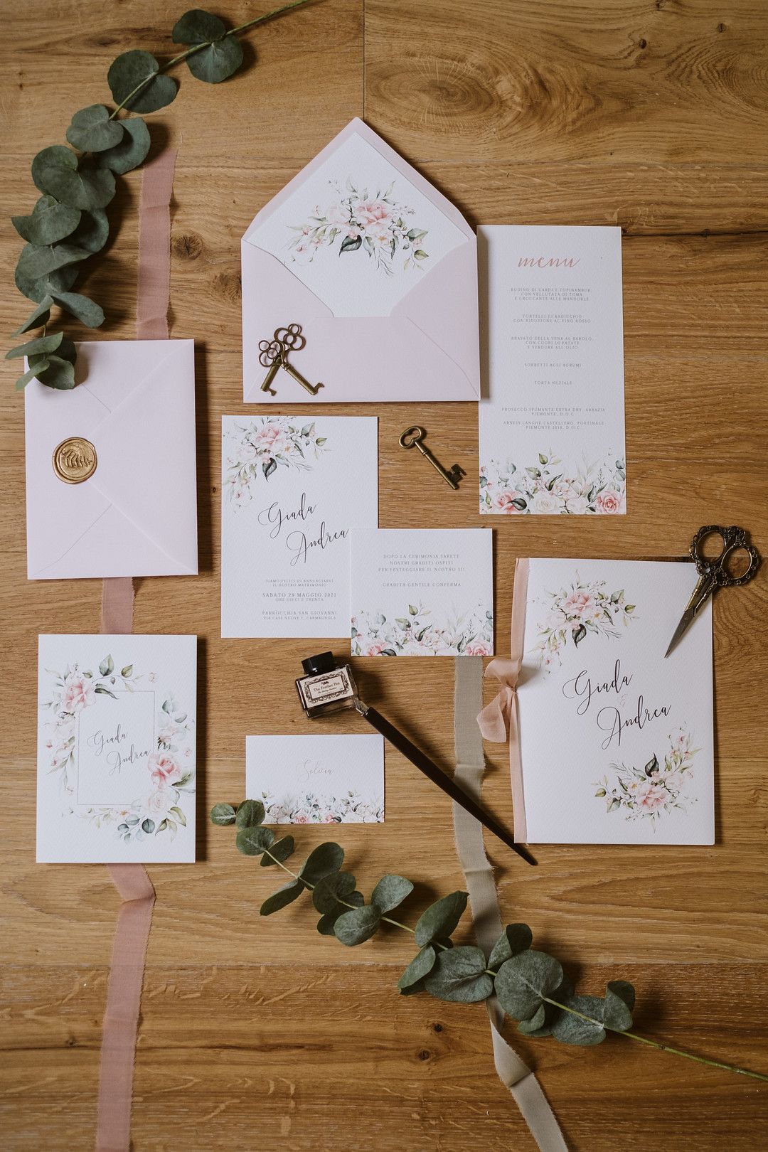 wedding invitations for at home elopement 