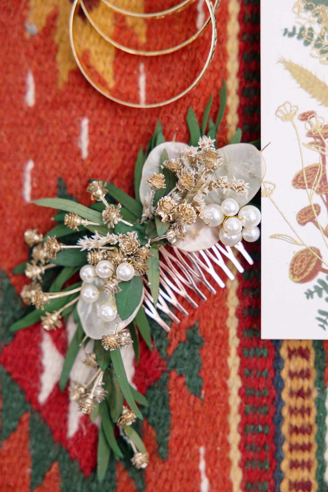 bridal accessories for Moroccan forest wedding in california