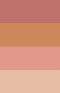 pink and orange bridesmaid color palette for fall 2022