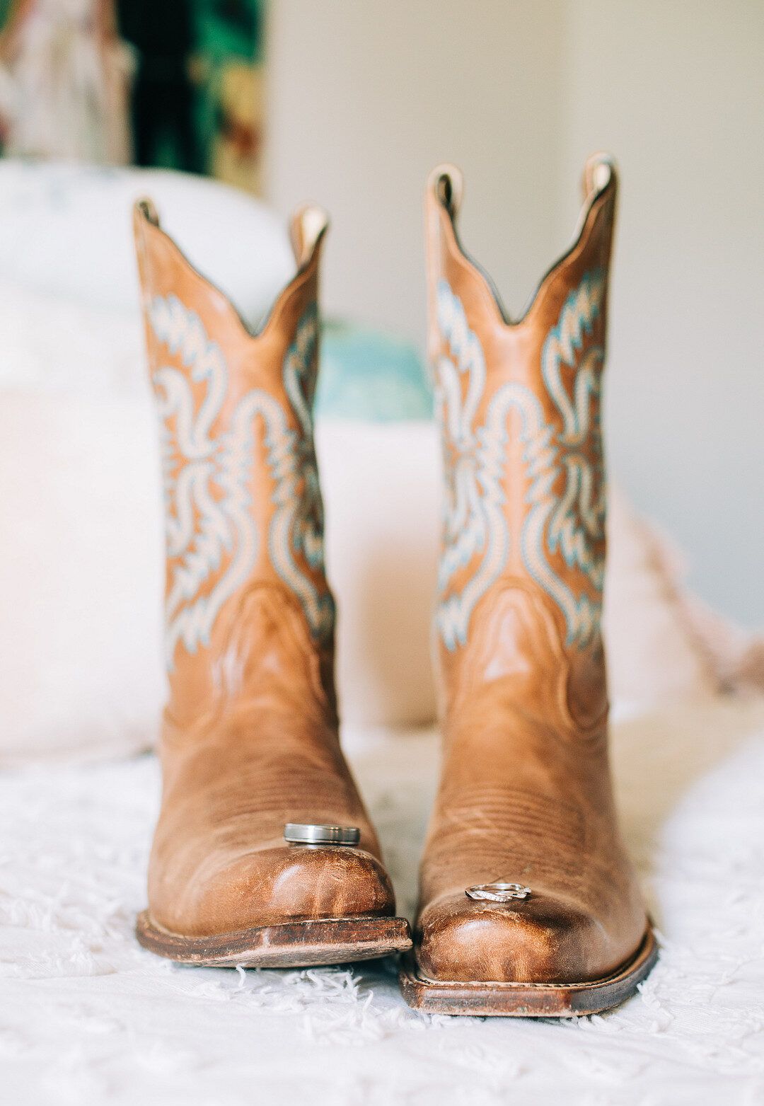 cowboy boots as wedding accessories